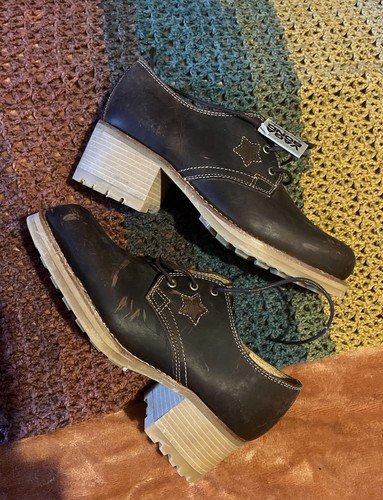Y2k leather vagabond chunky - y2k,