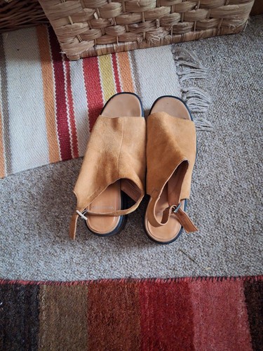 Vagabond peep toe shoe tan - vagabond,